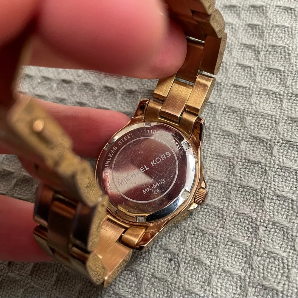 Michael‎ Kors Madison Watch Womens Rose Gold Tone Stainless Steel